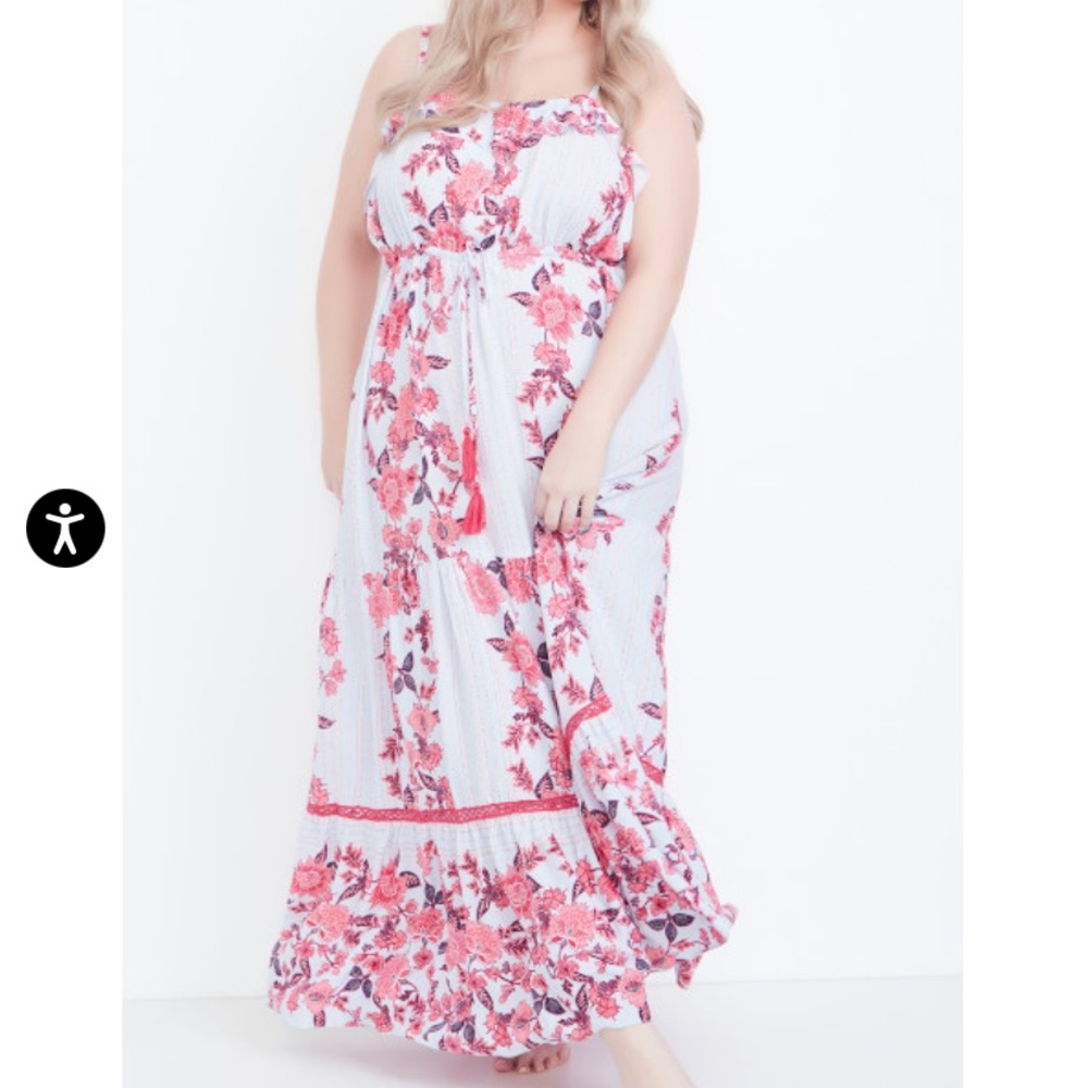 Haven Tiered Frill Maxi Dress